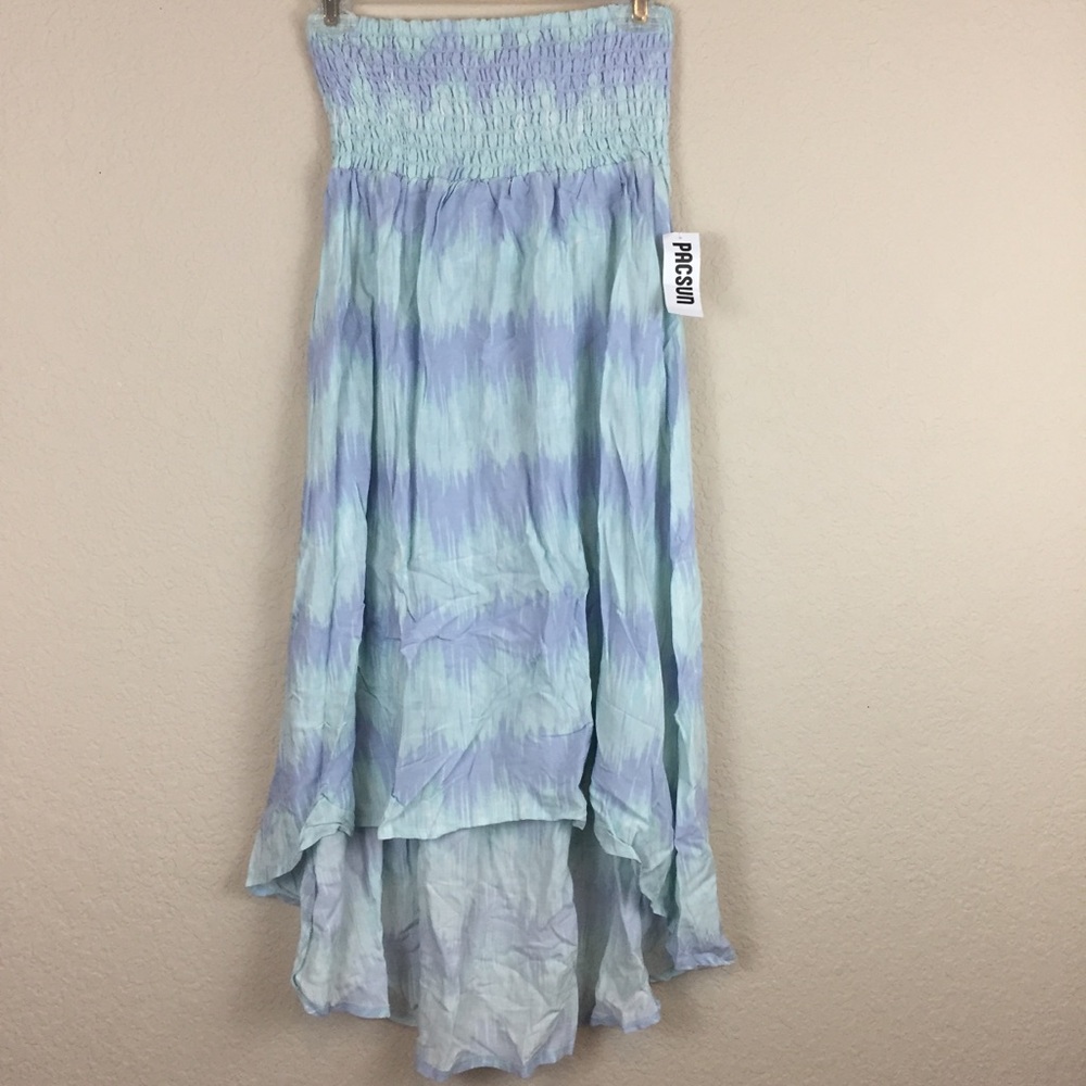 Kirra dress hi-low blue
